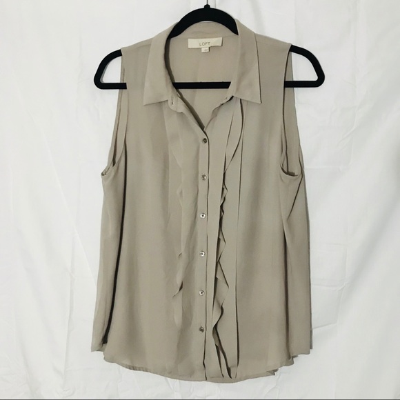 Ann Taylor Loft Sleeveless Blouse - Picture 1 of 2